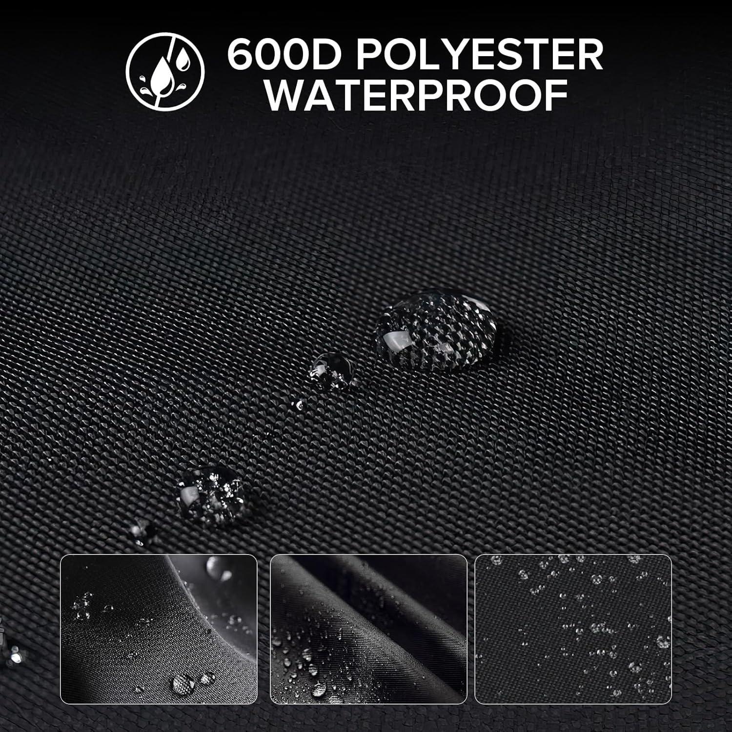 imageDeck Box Cover Outdoor Storage Box Cover XXL 230 Gallon Deck Box Outside Patio Storage Bench  600D Heavy Duty WaterproofBlack 66quot L x 33quot W x 33quot H49 L x 24 W x 25 H