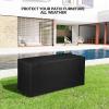 imageDeck Box Cover Outdoor Storage Box Cover XXL 230 Gallon Deck Box Outside Patio Storage Bench  600D Heavy Duty WaterproofBlack 66quot L x 33quot W x 33quot H49 L x 24 W x 25 H