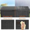 imageXXL 230 Gallon Large Resin Deck Box Outdoor Lockable Storage Box for Patio Cushions Storage Furniture Pool Supplies Garden Tools Weatherproof and UV Resistant Black 230 GallonBlack