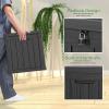 imageXXL 230 Gallon Large Resin Deck Box Outdoor Lockable Storage Box for Patio Cushions Storage Furniture Pool Supplies Garden Tools Weatherproof and UV Resistant Black 230 GallonBlack